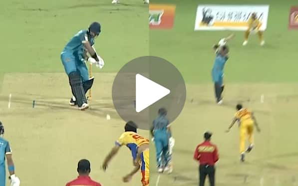 [Watch] Ex-RCB Star Shows Shades Of Yuvraj Singh With A Glorious Six In Maharaja Trophy